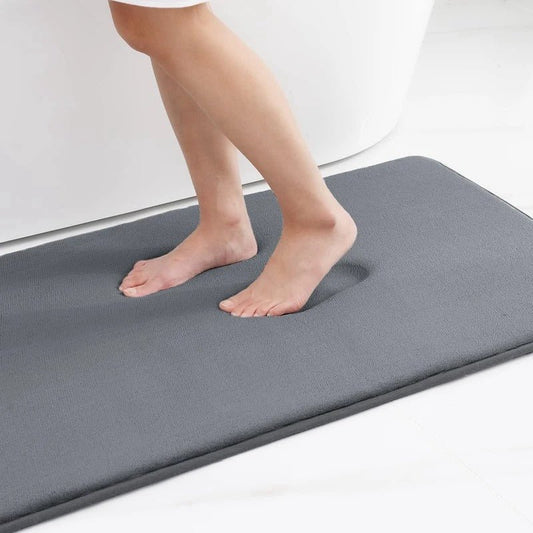 Luxury Quick Dry Bath Mat - Dark Grey - Homereum