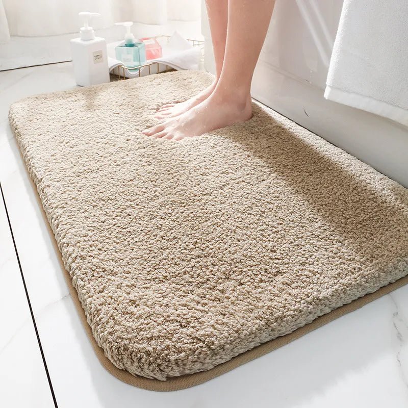 Luxury Soft Absorbent Bathroom Mat - Beige - Homereum