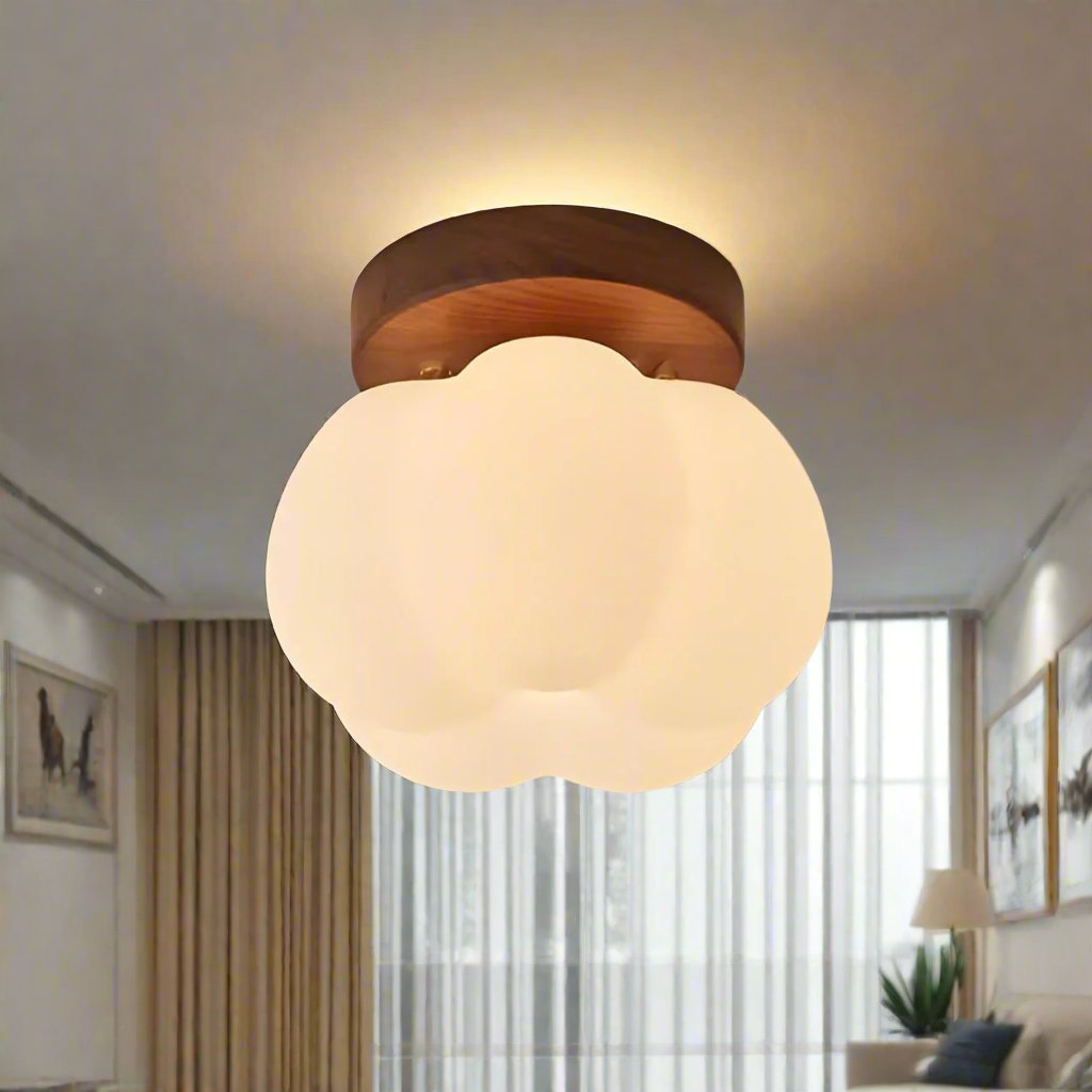 Pumpkin Flush LED Ceiling Light | Best Ceiling Lighting Fixtures | Homereum