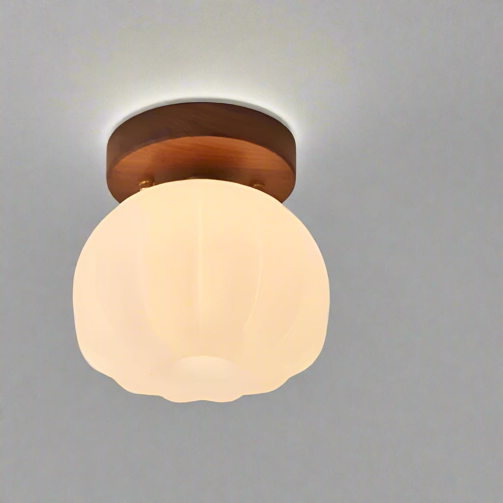 Pumpkin Flush LED Ceiling Light | Best Ceiling Lighting Fixtures | Homereum