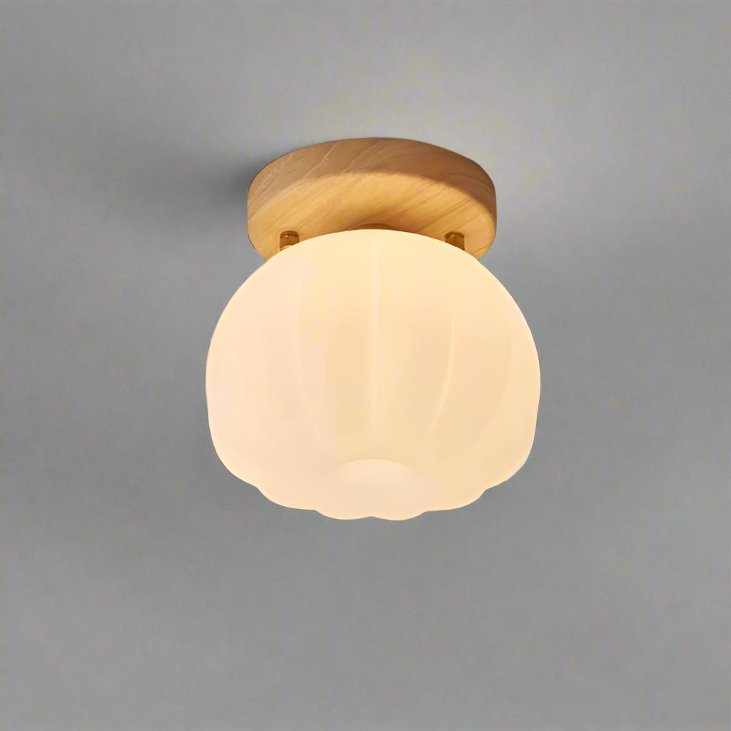 Pumpkin Flush LED Ceiling Light | Best Ceiling Lighting Fixtures | Homereum