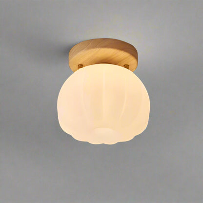 Pumpkin Flush LED Ceiling Light | Best Ceiling Lighting Fixtures | Homereum