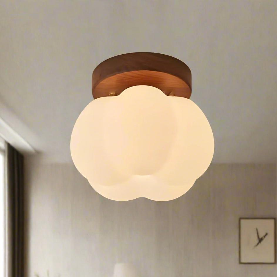 Pumpkin Flush LED Ceiling Light | Best Ceiling Lighting Fixtures | Homereum