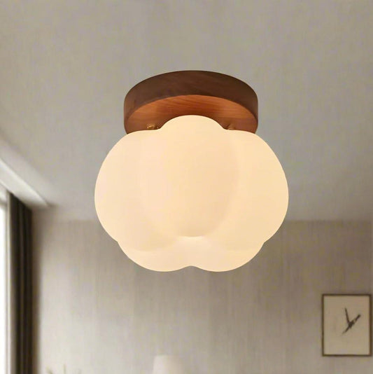 Pumpkin Flush LED Ceiling Light | Best Ceiling Lighting Fixtures | Homereum