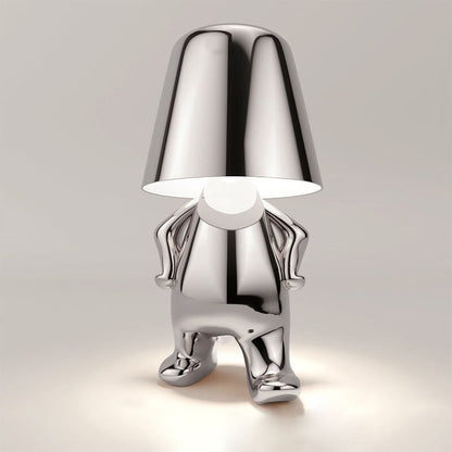 Cute Little Man Thinker Lamp
